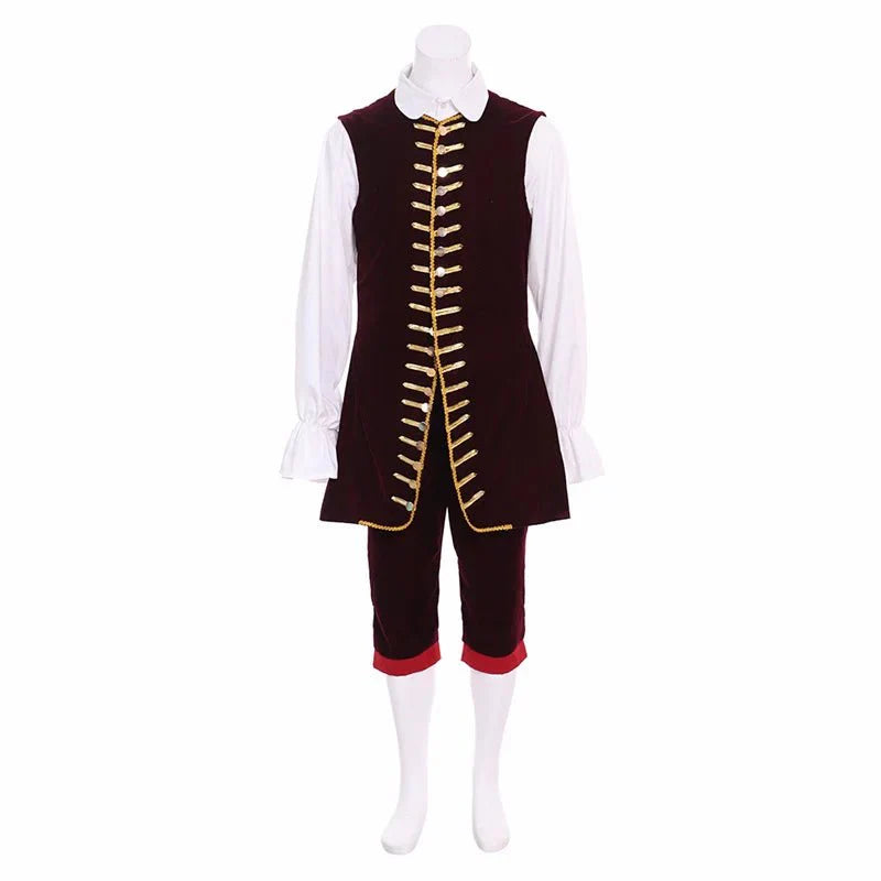 Elegant 18th Century Men’s British Breeches & Vest Suit | Marie Antoinette Cosplay Costume by Coscosmos - Coscosmos