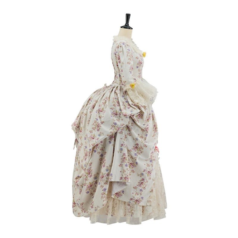 Elegant Rococo Baroque Victorian Ball Gown for Prom, Masquerade, and Weddings - Coscosmos