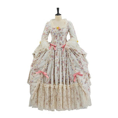 Elegant Rococo Baroque Victorian Ball Gown for Prom, Masquerade, and Weddings - Coscosmos