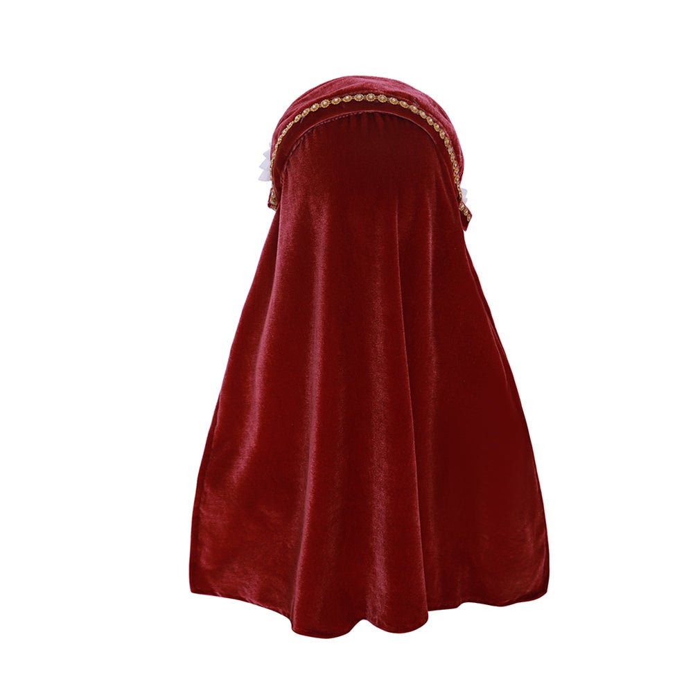 Halloweez Tudor Era Red Dress | Anne Boleyn Inspired Costume | Historical Cosplay Gown - Halloweez