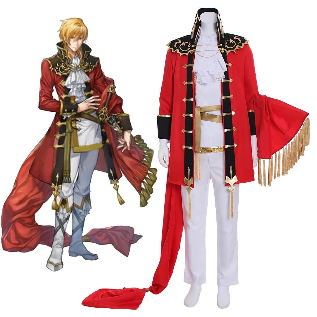 Eltshan Cosplay Fire Emblem Game Costume For Men Fancy Knight Uniform Suit Halloween Party Christmas Carnival Show Outfits - Coscosmos