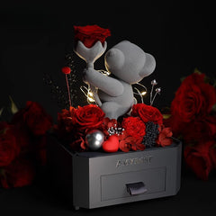 Enchanted Eternal Rose Bluetooth Display - A Romantic Gift for Weddings, Valentine's Day, Birthdays, and Anniversaries - Coscosmos