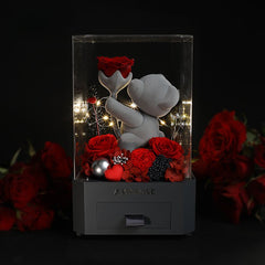 Enchanted Eternal Rose Bluetooth Display - A Romantic Gift for Weddings, Valentine's Day, Birthdays, and Anniversaries - Coscosmos