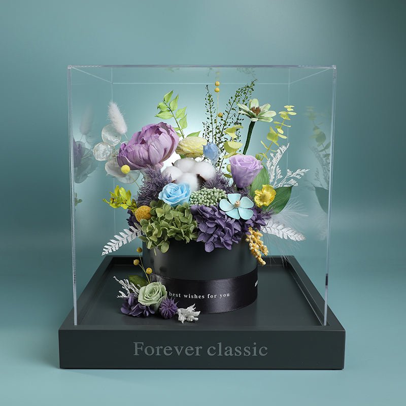 Eternal Flower Bouquet - Luxurious Real Flowers for Home Decor, Celebrations, Christmas, Weddings, and Birthdays - Coscosmos