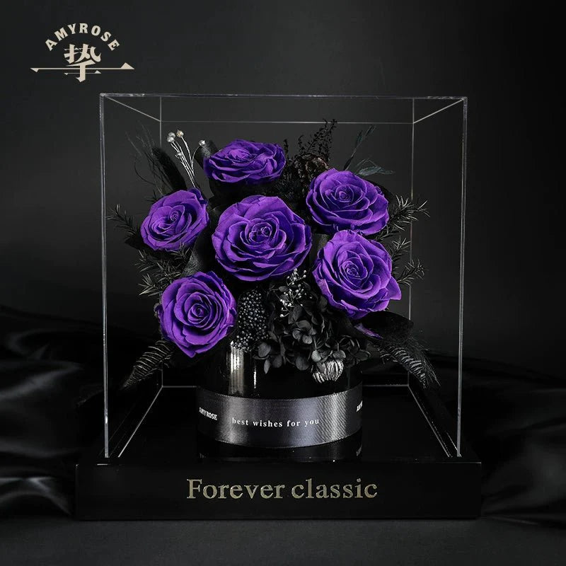 Eternal Flower Bouquet - Luxurious Real Flowers for Home Decor, Celebrations, Christmas, Weddings, and Birthdays - Coscosmos