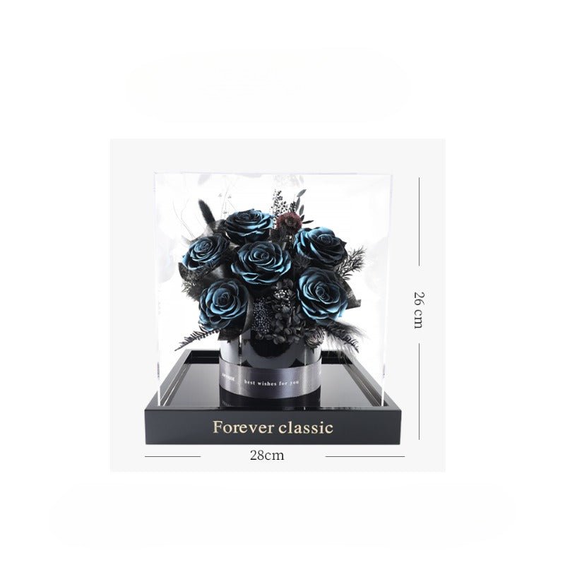 Eternal Flower Bouquet - Luxurious Real Flowers for Home Decor, Celebrations, Christmas, Weddings, and Birthdays - Coscosmos