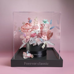 Eternal Flower Bouquet - Luxurious Real Flowers for Home Decor, Celebrations, Christmas, Weddings, and Birthdays - Coscosmos