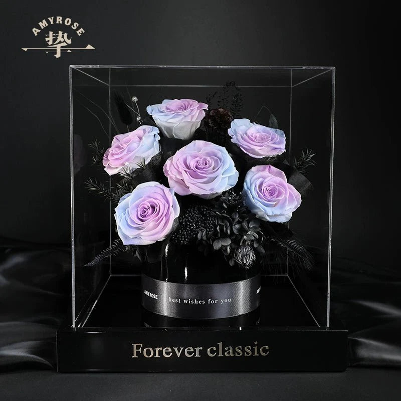 Eternal Flower Bouquet - Luxurious Real Flowers for Home Decor, Celebrations, Christmas, Weddings, and Birthdays - Coscosmos