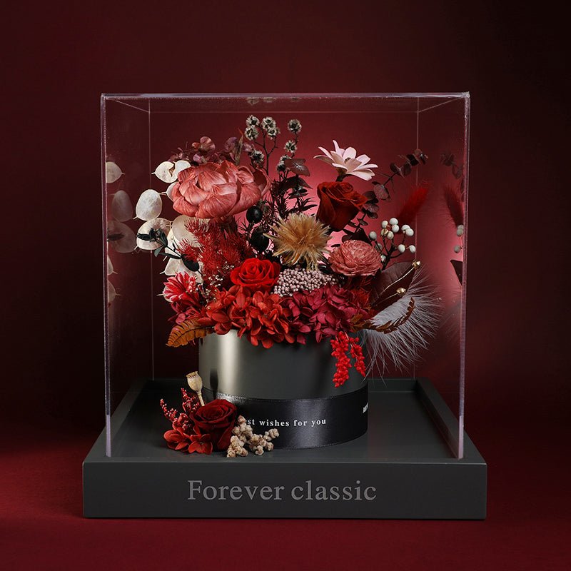 Eternal Flower Bouquet - Luxurious Real Flowers for Home Decor, Celebrations, Christmas, Weddings, and Birthdays - Coscosmos