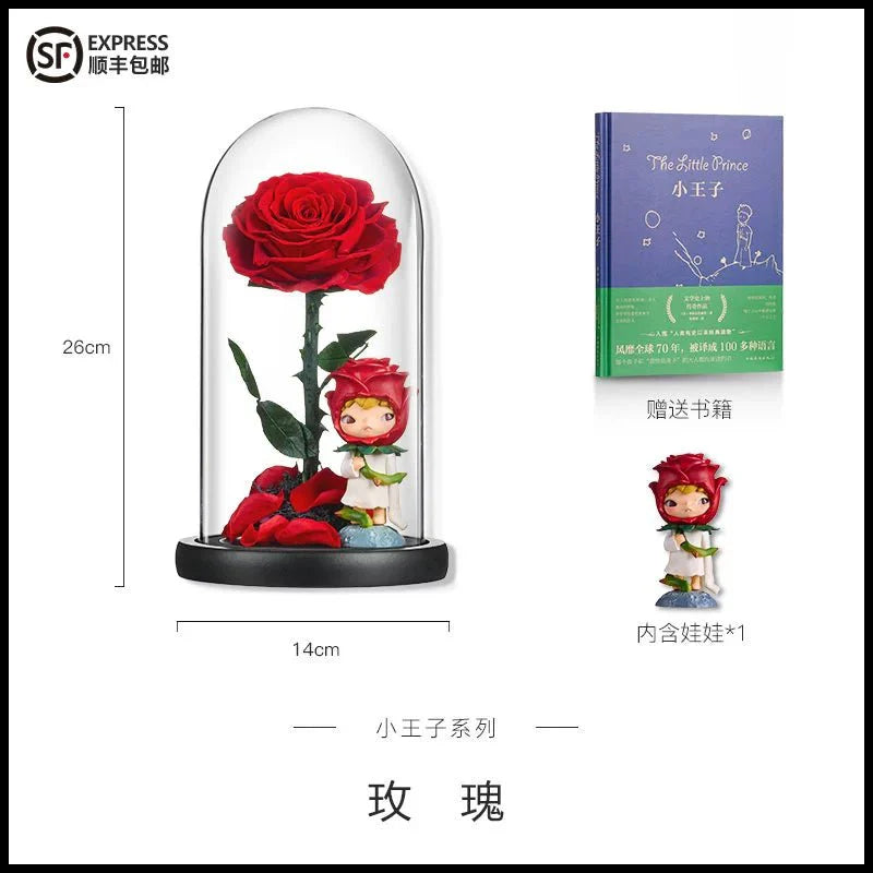 Eternal Rose Ornament - The Little Prince Series: A Timeless Christmas and Birthday Gift - Coscosmos