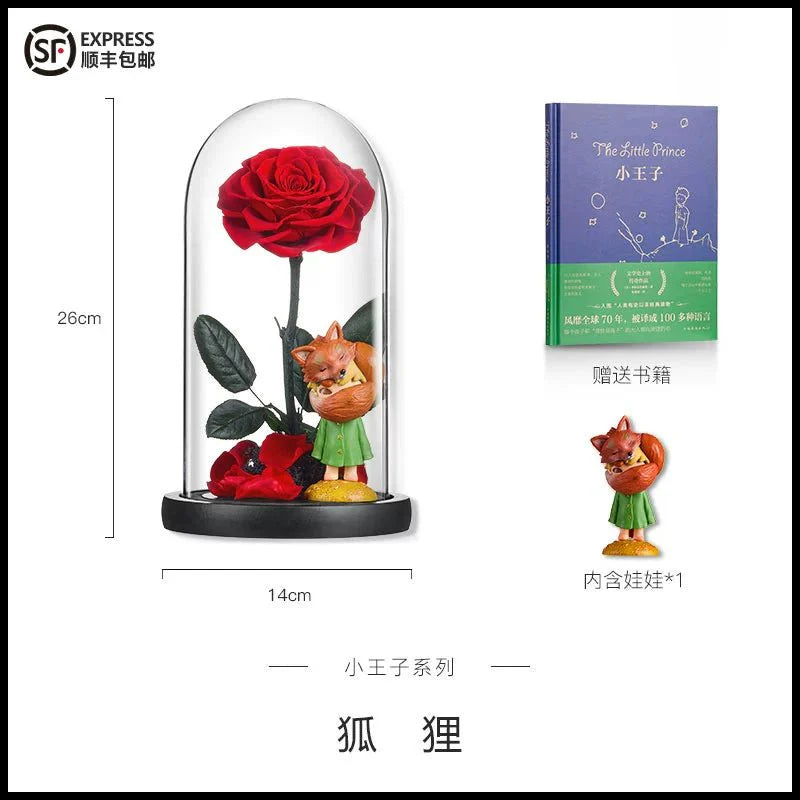 Eternal Rose Ornament - The Little Prince Series: A Timeless Christmas and Birthday Gift - Coscosmos