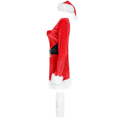 Stunning Halloweez Women's Long-Sleeved Sexy Christmas Dress for Holiday Glamour - Halloweez