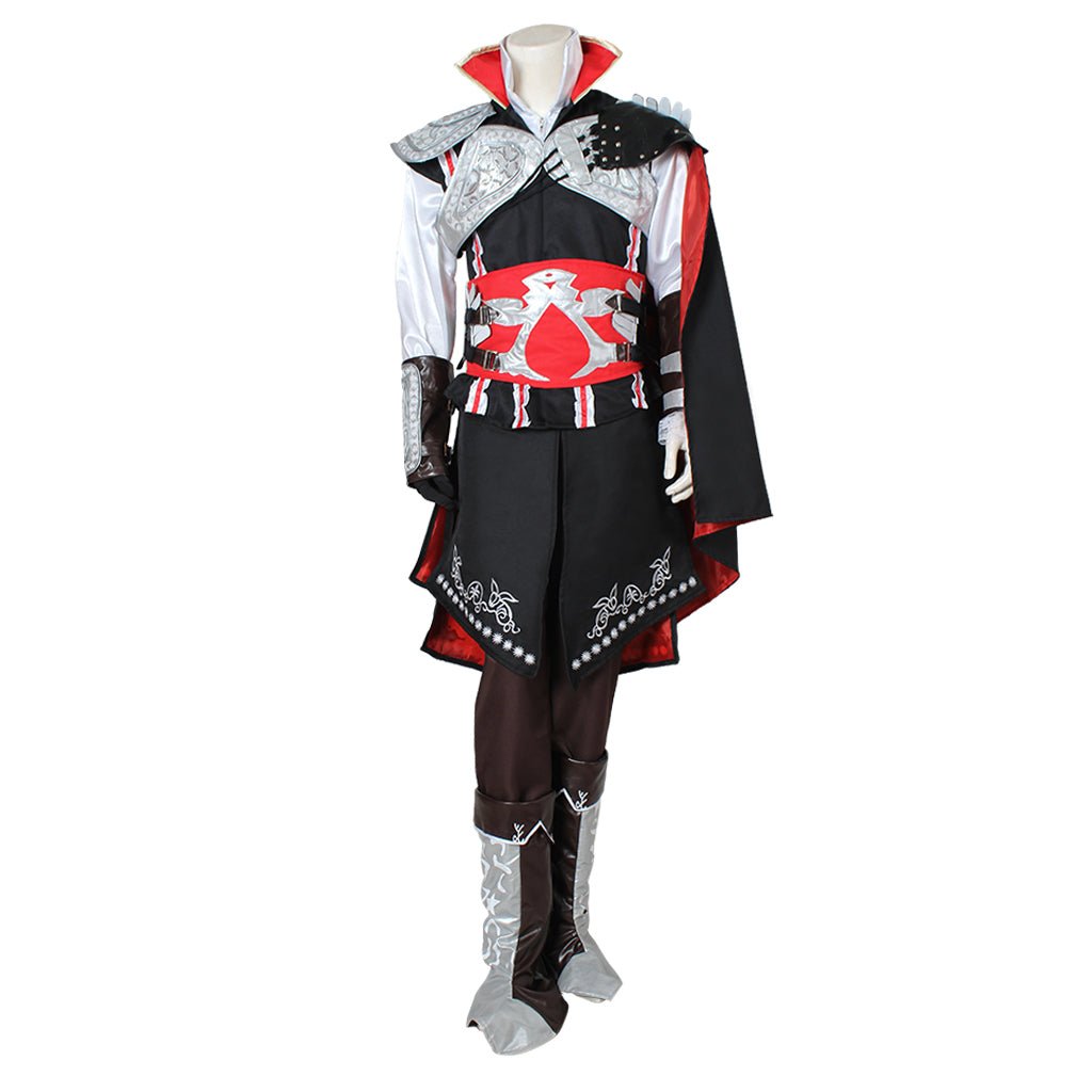 Ezio Assassin's Creed Cosplay Costume Full Outfit for Men | Game Cosplay Series - Coscosmos