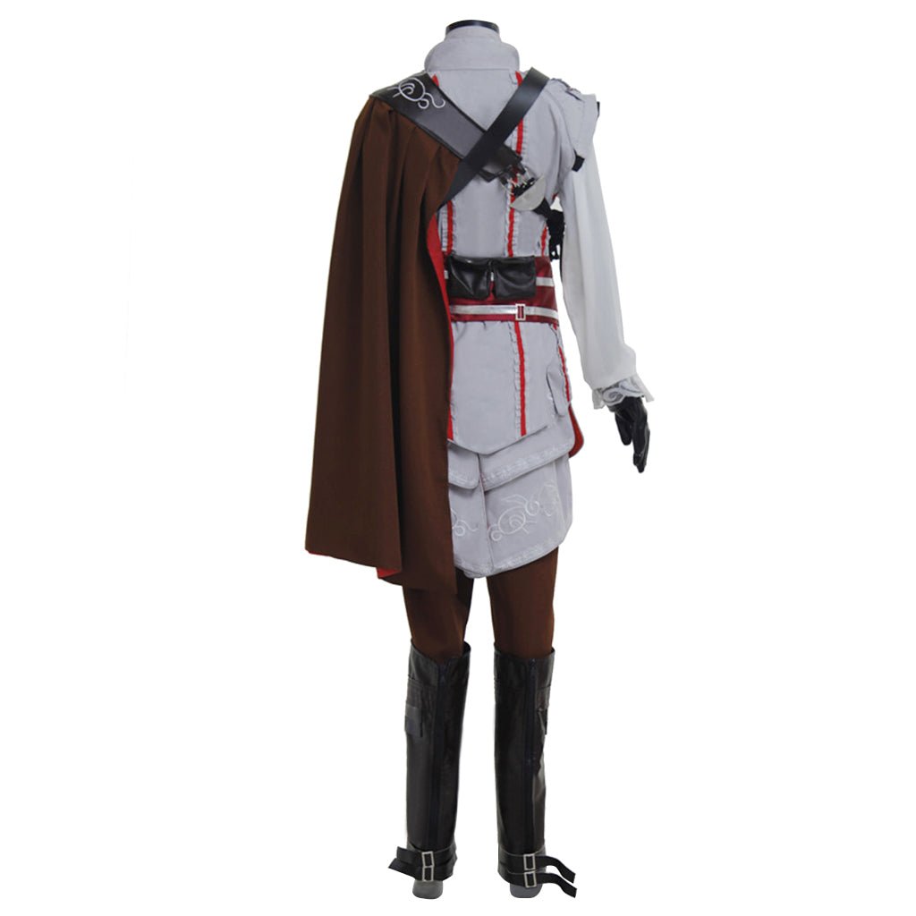 Ezio Auditore da Firenze Cosplay Costume | Assassin Robes with Black Cape Outfit - Coscosmos