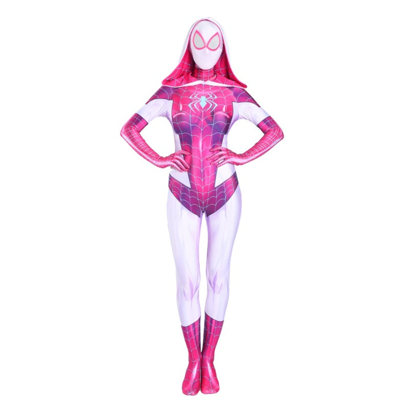 Spider-Gwen Cosplay Costume for Kids and Adults - Halloween Performance Suit - Halloweez