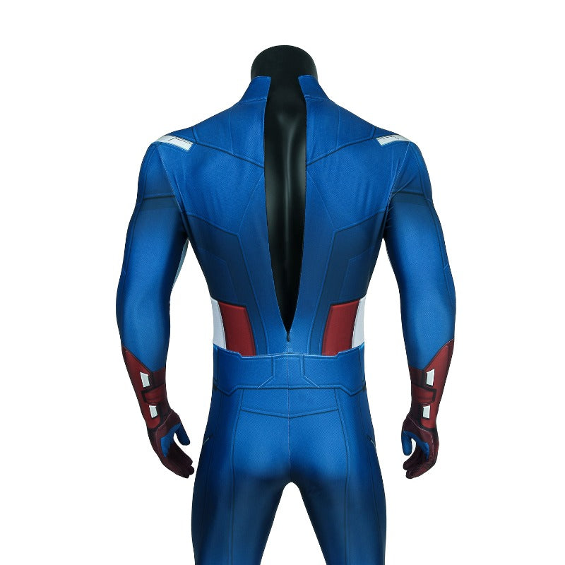 Halloweez Captain America Costume - Steve Rogers Avengers Cosplay Suit