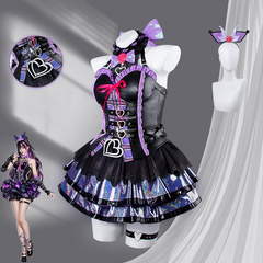 Yu Linglong Naraka Bladepoint Kuromi Collab Cosplay Costume,Custom for Halloween Comic‑Con