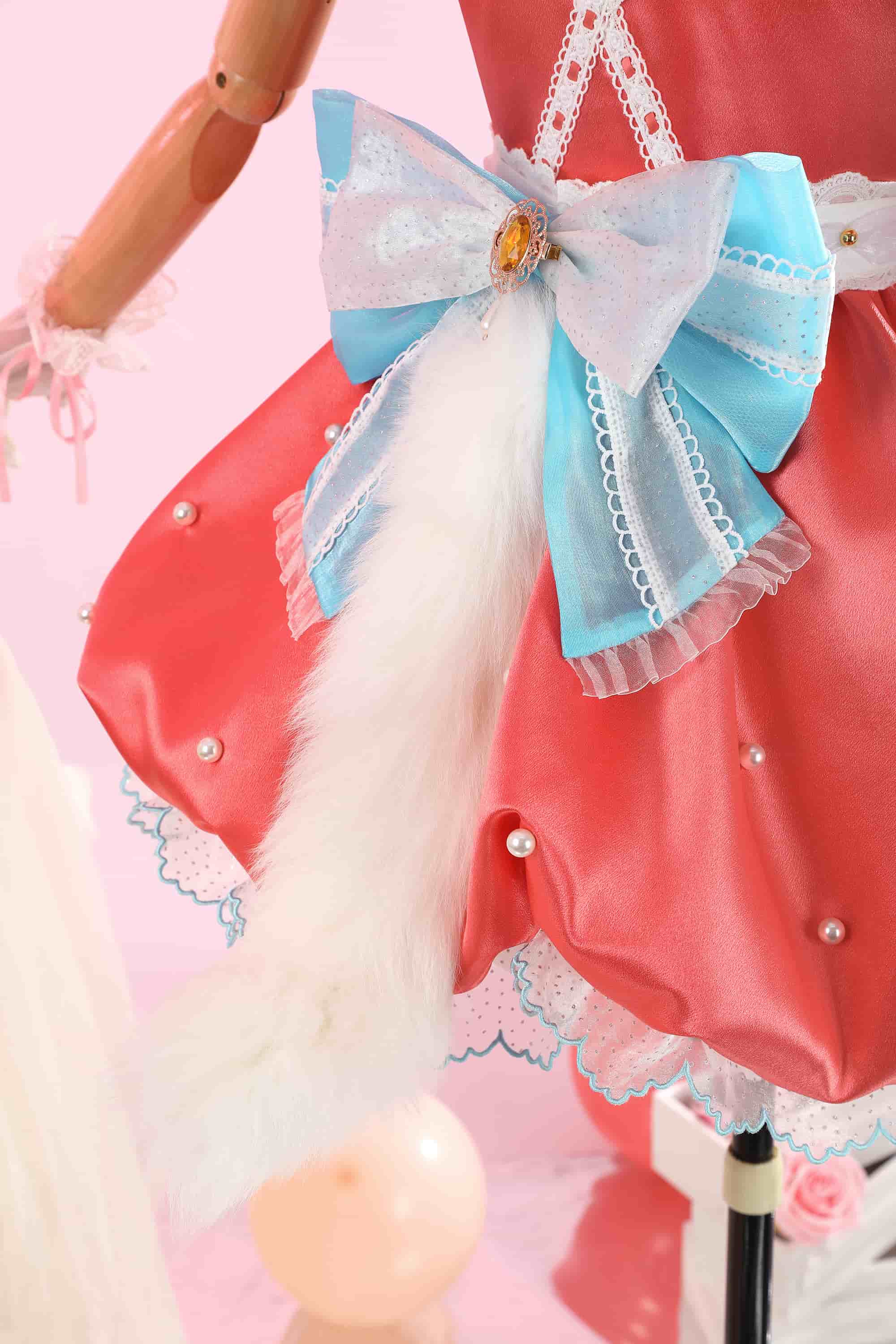 Naraka: Bladepoint Hutao x Sanrio Hello Kitty Crossover Cosplay Costume - Cute and Stylish - Halloweez