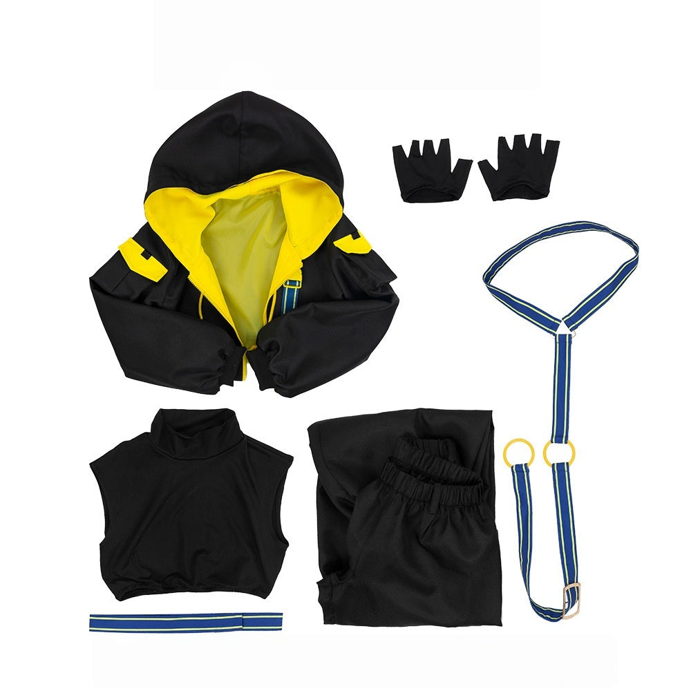 Magic Future 2023 KAITO Anime Cosplay Unisex Hooded Outfit - Vocaloid KAITO Costume - Halloweez