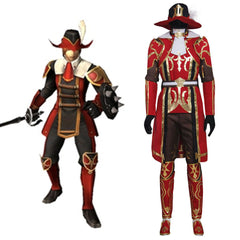 Costume de cosplay du mage rouge de Final Fantasy XI pour Halloween | Série de jeux de cosplay premium