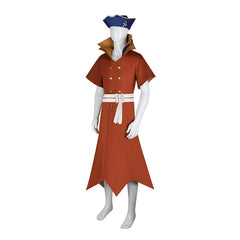 Dr.Stone Seven Seas Ryusui Cosplay Coat with Hood Halloween Costume - Halloweez