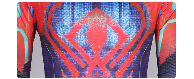 Spider-Man Across the Spider-Verse Cosplay Costume for Kids Miguel Spider-Man Bodysuit 3D Printed Jumpsuit Halloween - Halloweez