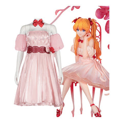 Gospel Warrior Asuka Flower Language & Rei Ayanami School Uniform Cosplay Costume - Neon Genesis Evangelion Anime Dress