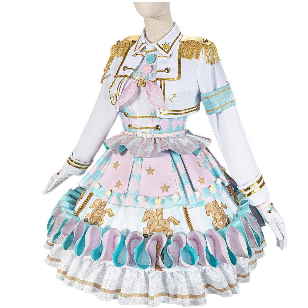 Bangdream Kokoro Tsurumaki Cosplay Costume Anime Game Dress Outfit - Halloweez