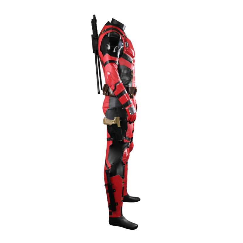 Halloweez Samurai Deadpool Cosplay Costume - Exclusive Deadpool & Wolverine Edition