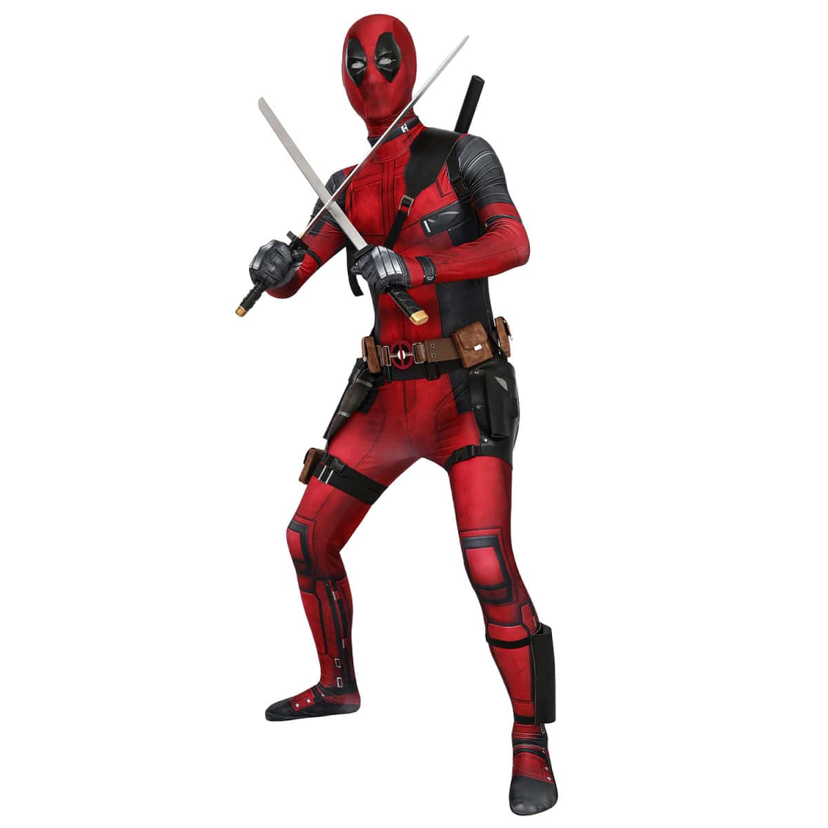 Deadpool Wade Wilson Cosplay Costume, Custom High-end for Halloween & Comic Con - Halloweez
