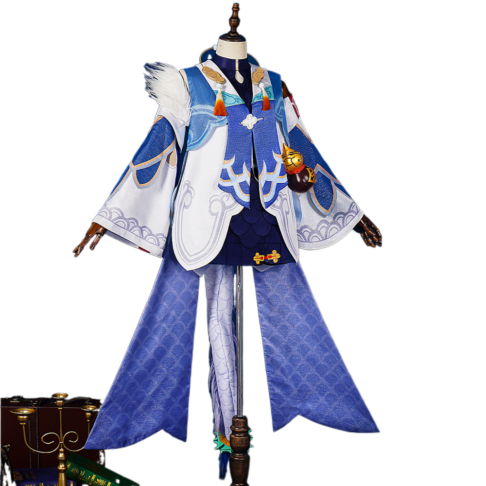 Halloweez Bailu Cosplay Costume – Ideal for Female Honkai Star Rail Enthusiasts!