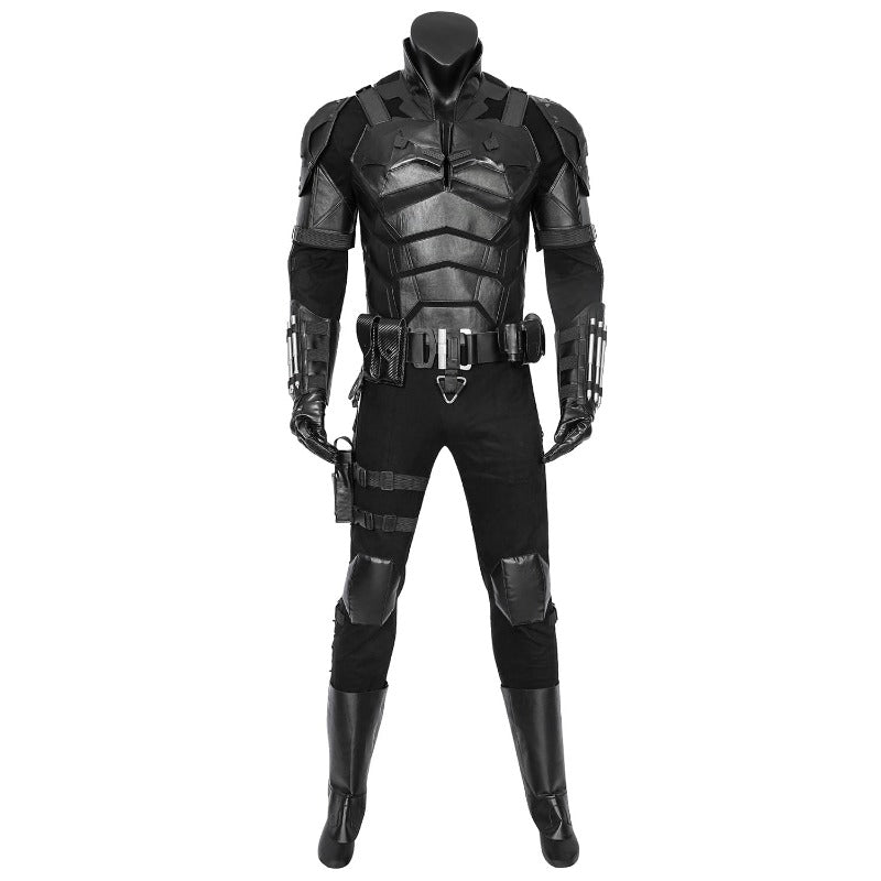 The Batman 2022 Movie Bruce Wayne Robert Pattinson Version Cosplay Costume - Halloweez
