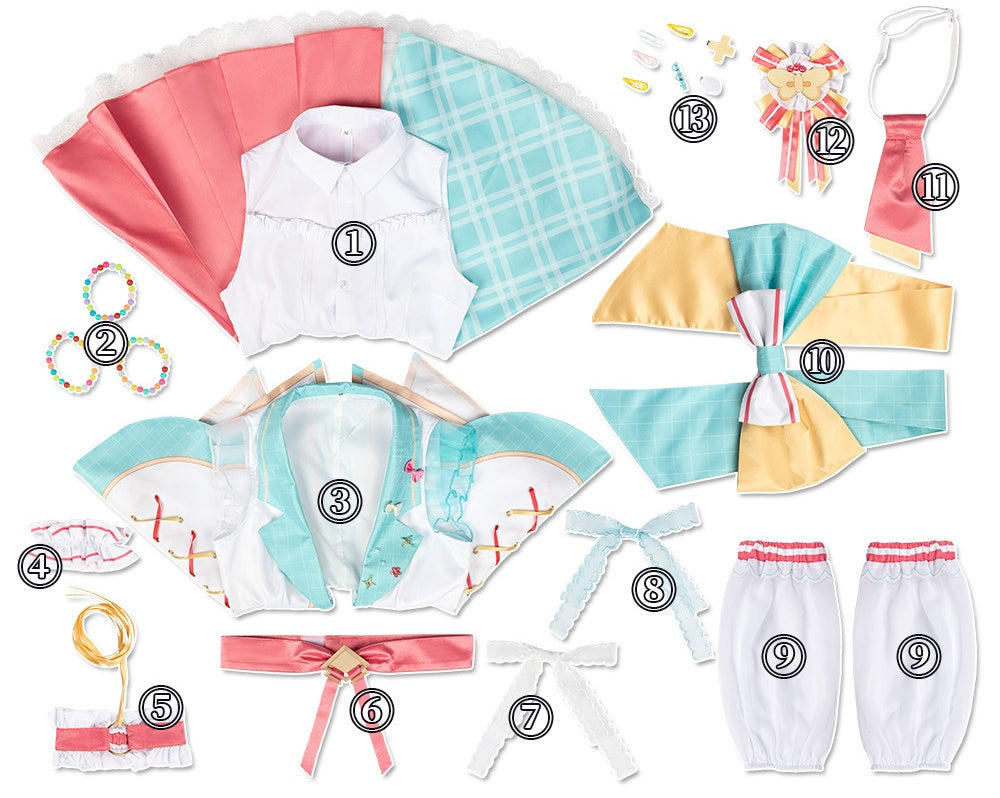 Bang Dream! Kasumi Toyama Cosplay Costume - Anime Cosplay Dress for Women - Halloweez