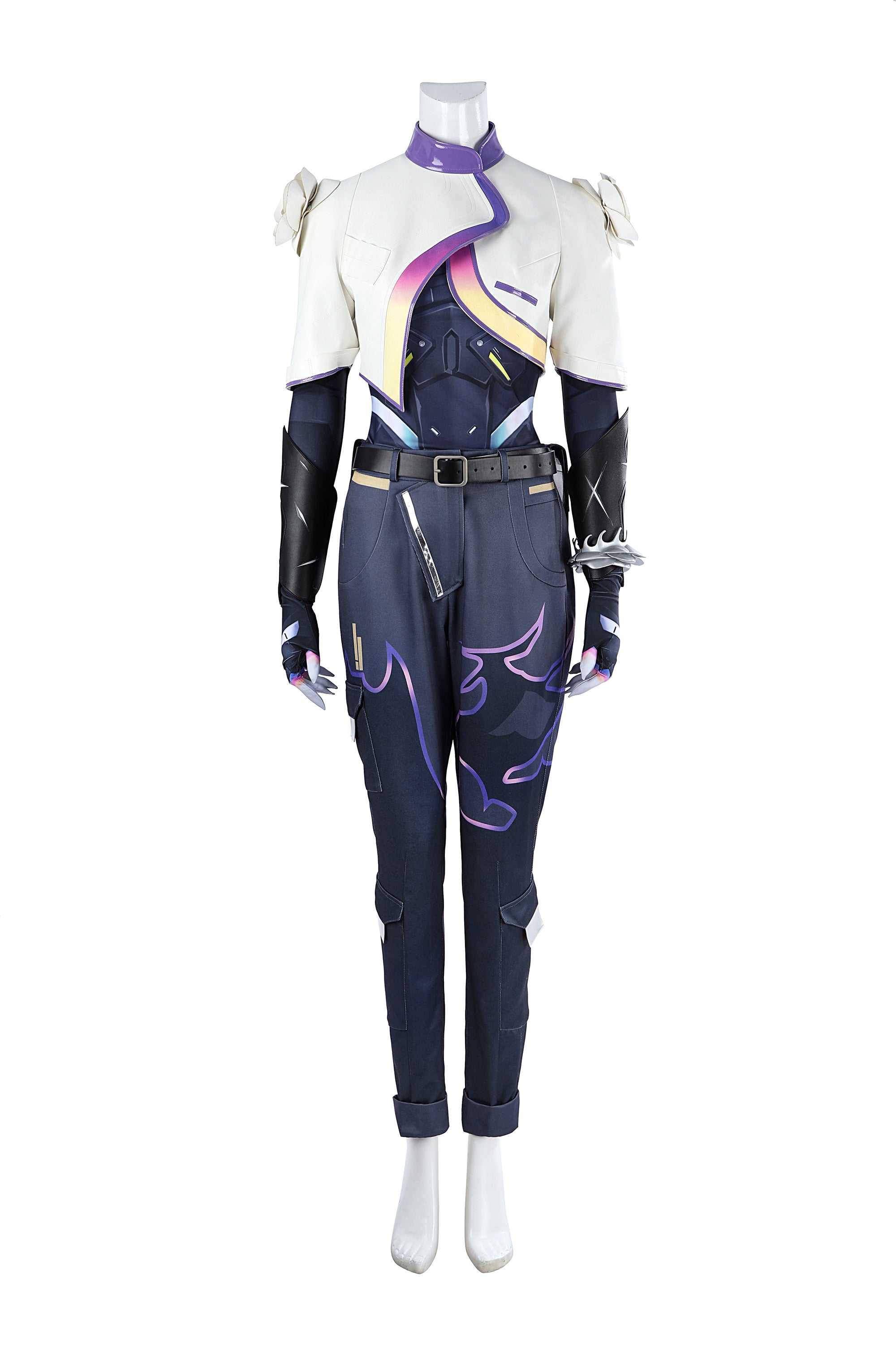 Valorant Vyse Cosplay Costume Full Set, High-Quality Agent Outfit for Gaming Convention and Halloween - Halloweez