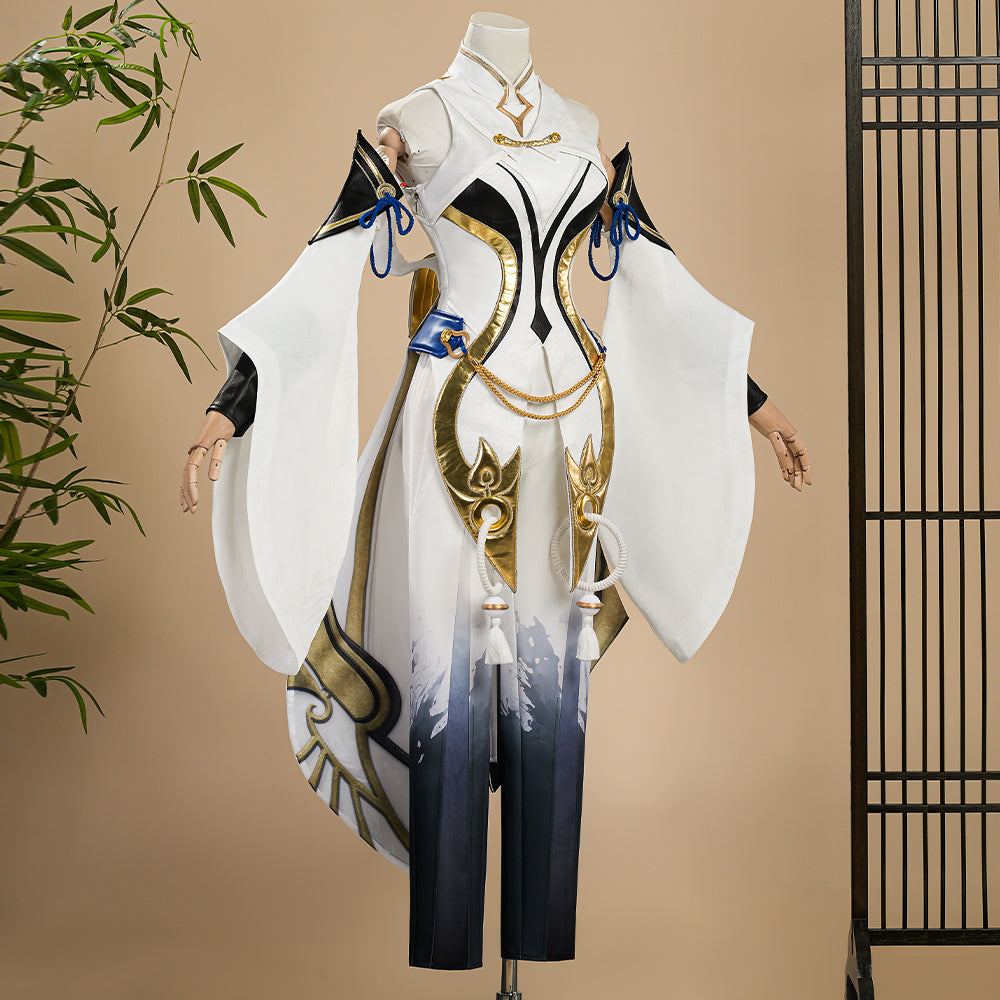 Honor of Kings Shangguan Waner Original Skin Cosplay Full Set, Customizable Shoes - Halloweez