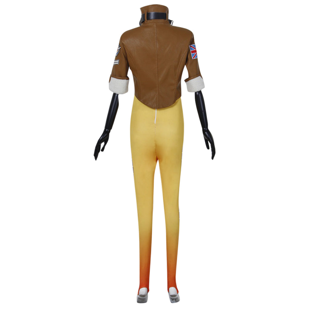 Disfraz de cosplay de Tracer de Halloween | Uniforme de batalla premium para jugadores y entusiastas