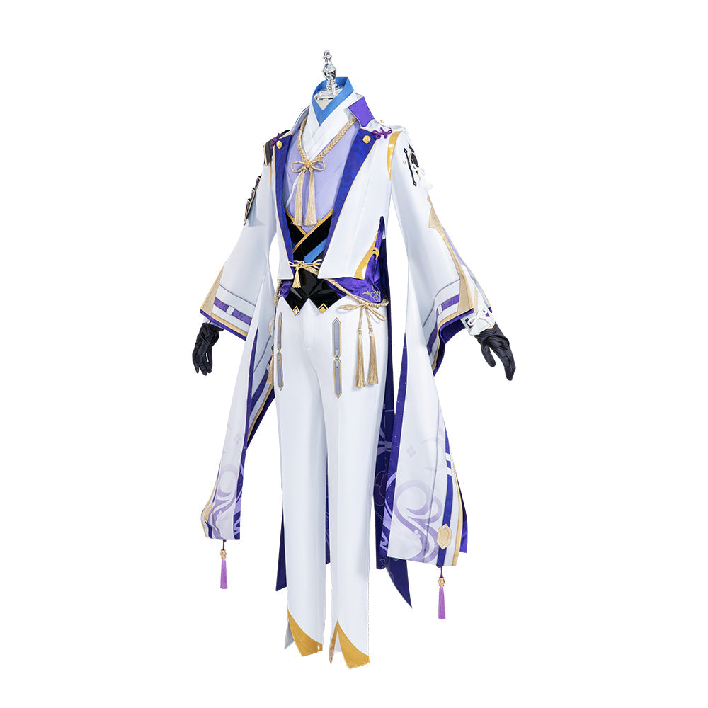 Halloweez Genshin Impact Ayato Cosplay Costume for Men, Unique Anime Halloween Outfit