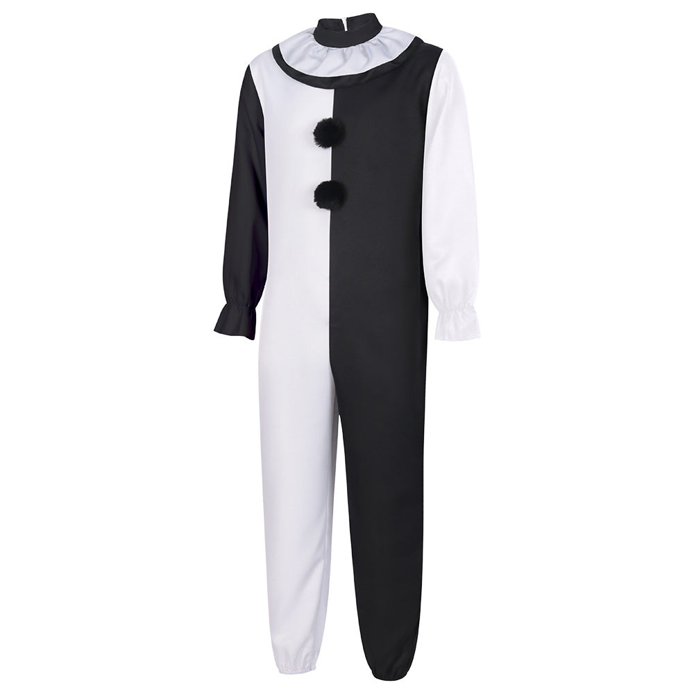 Spooky Halloween Christmas Killer Clown Cosplay Costume Set - Halloweez