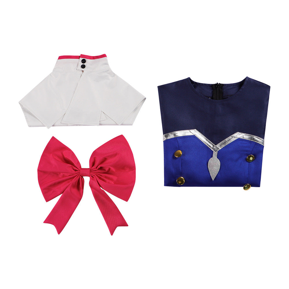 Superhuman Fantasy Magical Girl Hoshino Teruko Cosplay Costume Anime Role-Playing Sailor Dress - Halloweez