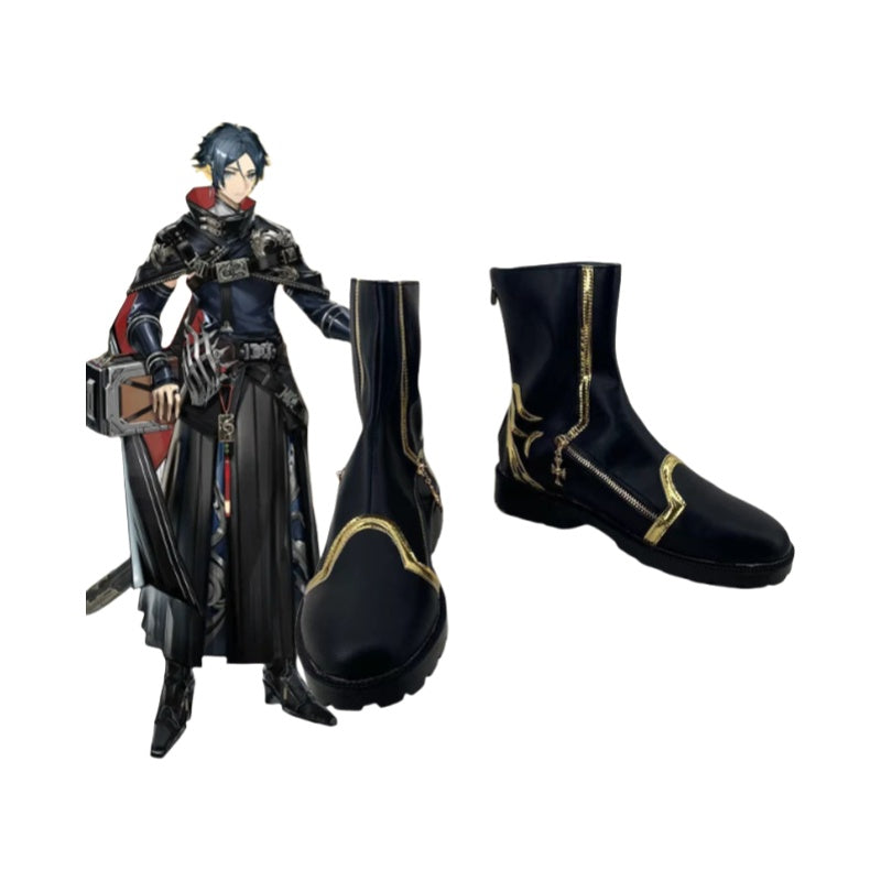 1354 Short Arknights Zuo Le Cosplay Shoes for Anime Conventions and Performances - Halloweez