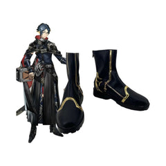 1354 Short Arknights Zuo Le Cosplay Shoes for Anime Conventions and Performances - Halloweez