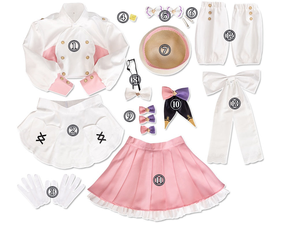 Rainbow VTuber Restaurant Speciale Berry Anime Cosplay Game Dress - High Quality Costume for Fans - Halloweez