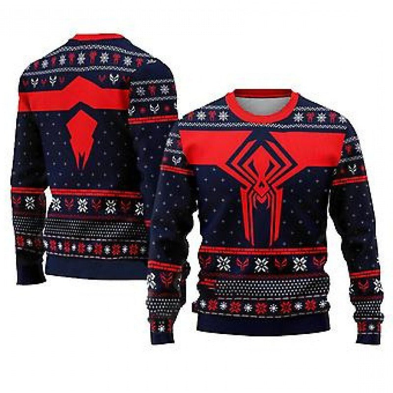Demon Slayer 3D Print Casual Loose Fit Christmas Sweatshirt - Halloweez