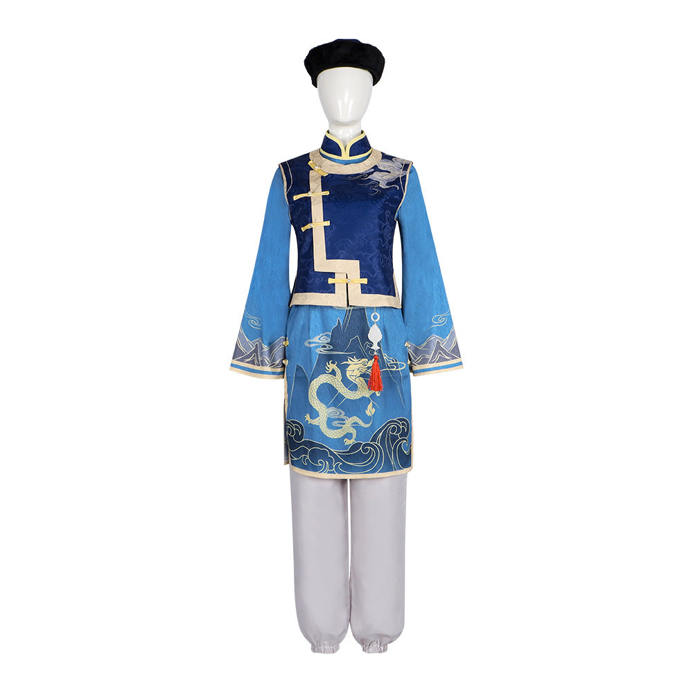 Identity V Cosplay Costume Painter Golden Skin Rare Fashion Eternal Life Game Character Role-Playing Outfit - Halloweez