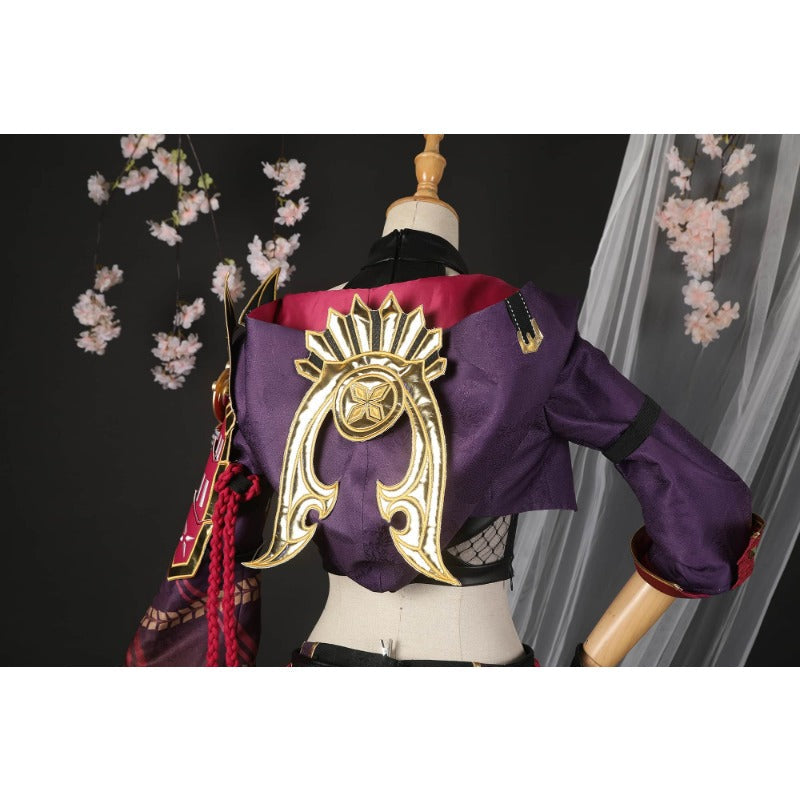 Halloweez Kuki Shinobu Cosplay Costume - Authentic Ninja Suit