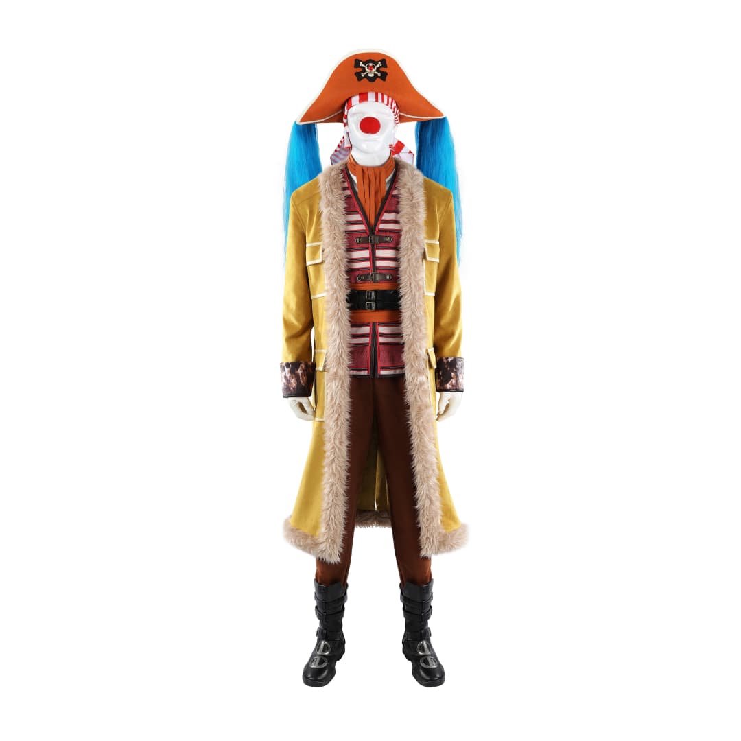 One Piece Buggy the Clown Cosplay Costume - Halloweez