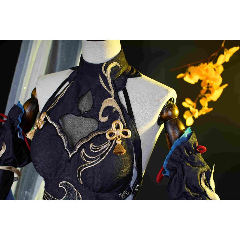 Superbe costume de cosplay Ganyu Cheongsam - Édition Shen He d'Halloweez pour les festivals