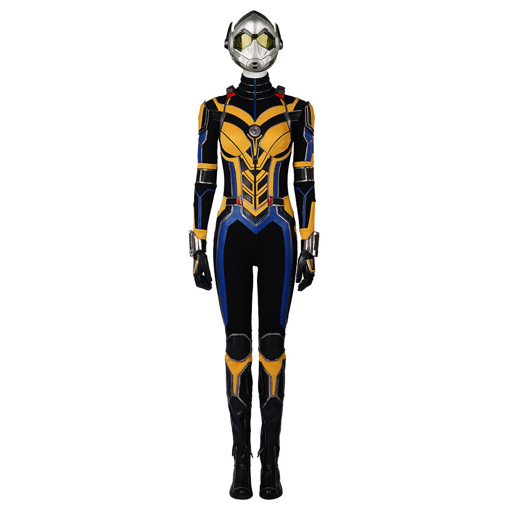 Costume de guêpe d'Halloween d'Ant-Man et la Guêpe : Quantumania - Costume de super-héros pour femme