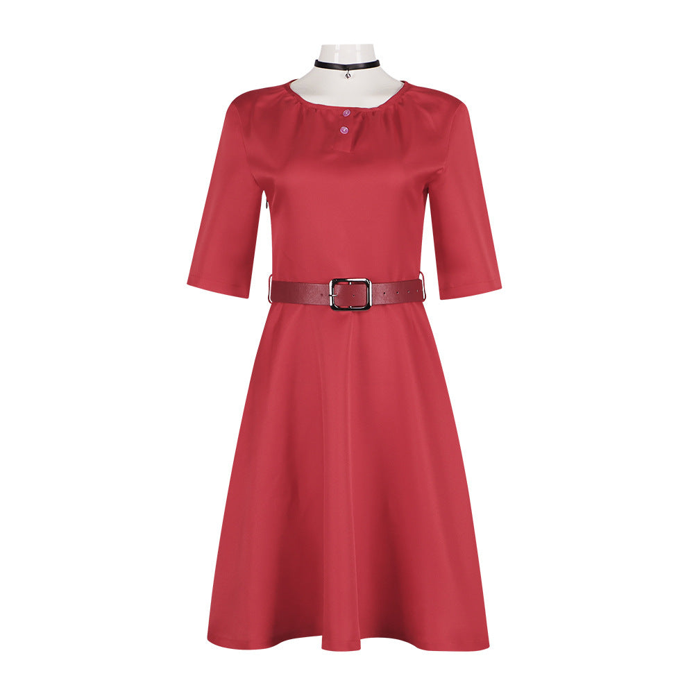 Witch and Familiar Cosplay Costume Nico Tsukizuki Anime Role Play Dress