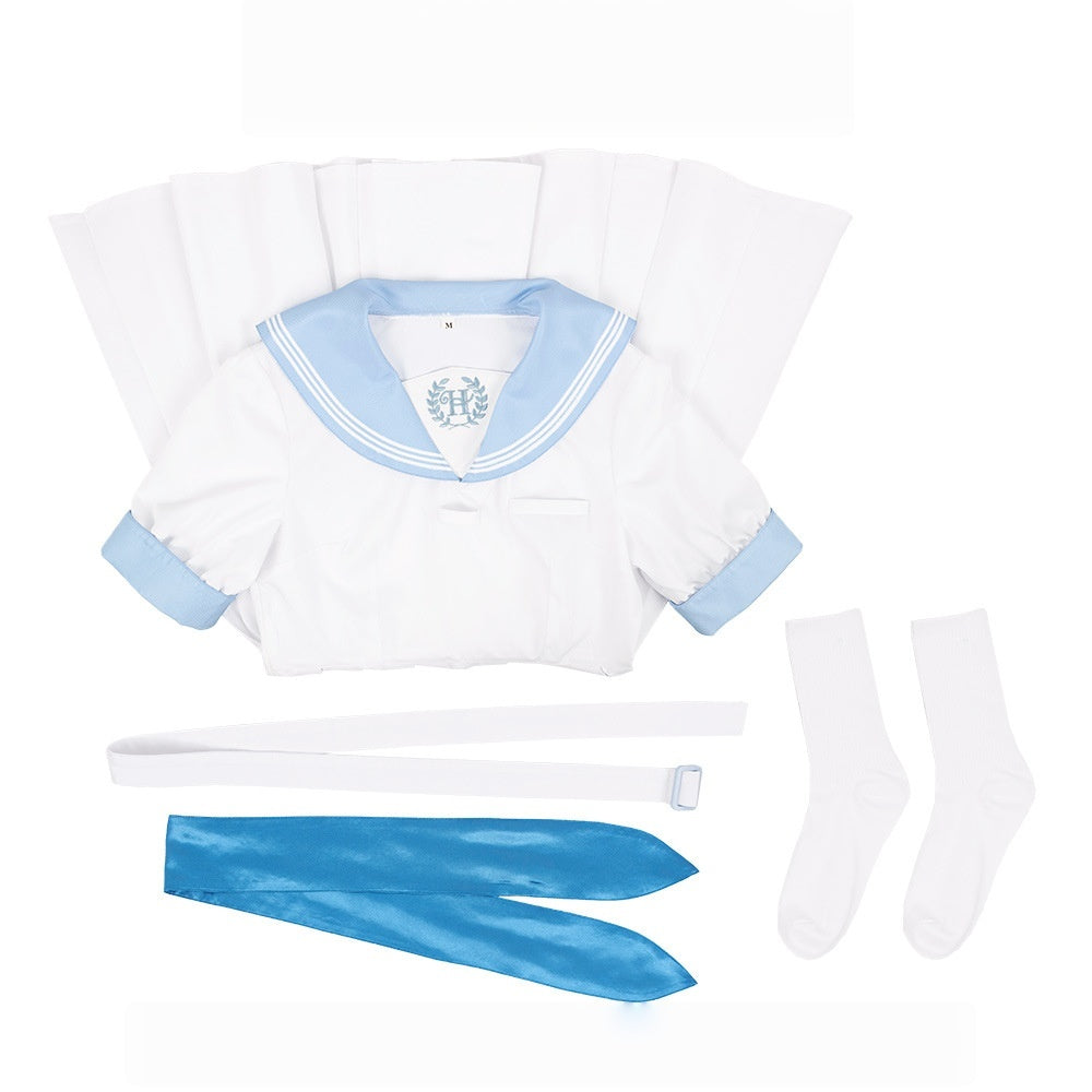 hololive HoneyWorks Universal Sailor Suit Anime Cos Female Set - High Quality Cosplay Costume - Halloweez